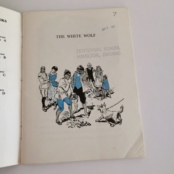 The White Wolf by Sheila K McCullagh Student Reader Book 1970s Dragons Pirates - Picture 5 of 7